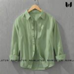 Oxford Cotton Solid Formal Shirt | Lemon