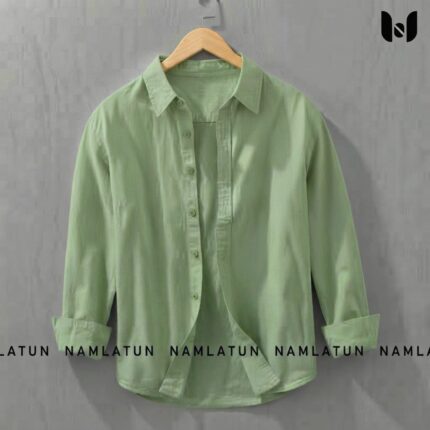 Oxford Cotton Solid Formal Shirt | Lemon