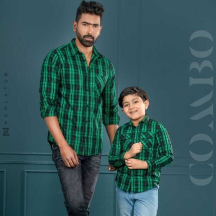 New Fashionable Combo Check Shirt