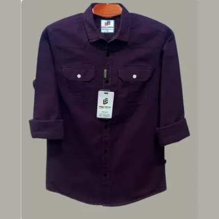 Oxford Cotton Double Pocket Shirt