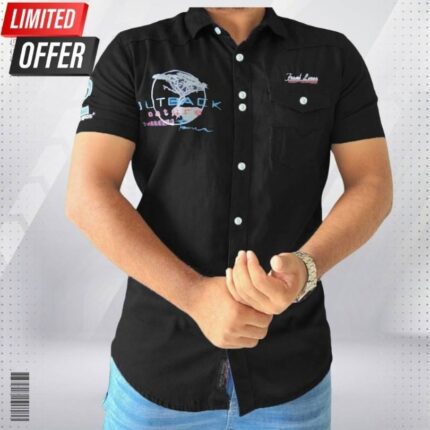 Half Sleeve Design Shirt For Men’S (Only Shirt)