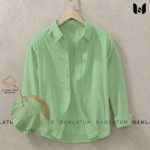 Oxford Cotton Solid Formal Shirt | Lemon