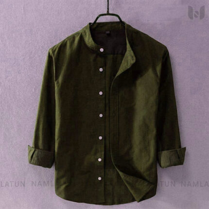 ben collar solid shirt