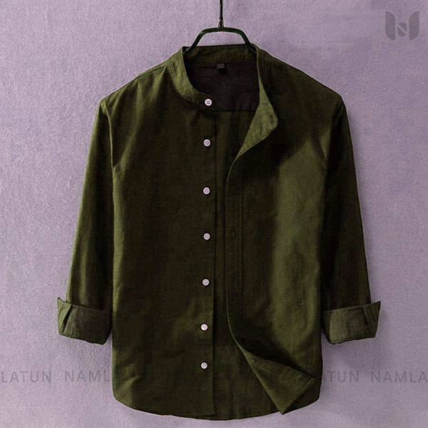 ben collar solid shirt
