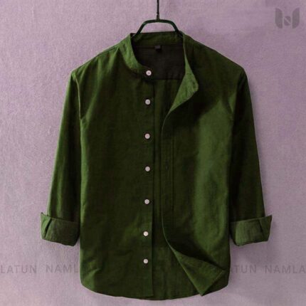 ben collar solid shirt