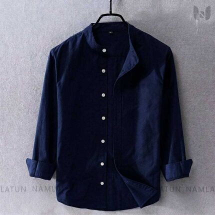 ben collar solid shirt