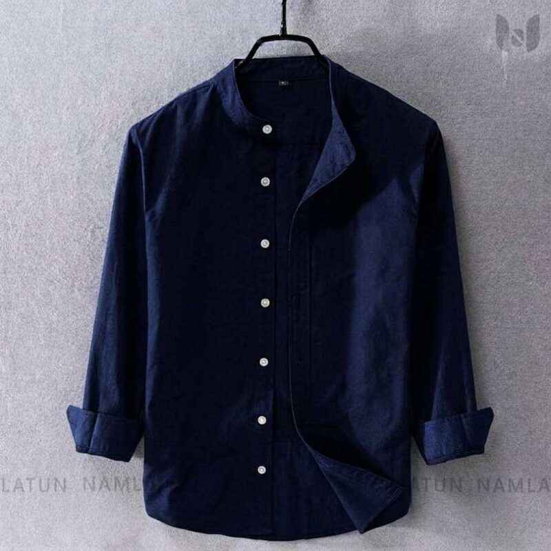 ben collar solid shirt