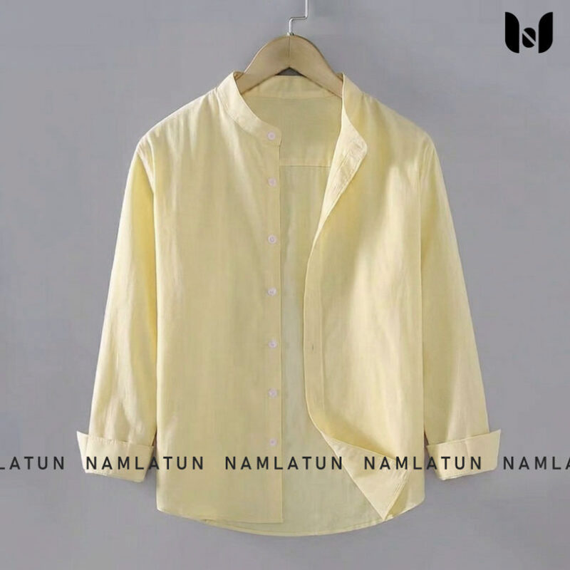 ben collar solid shirt