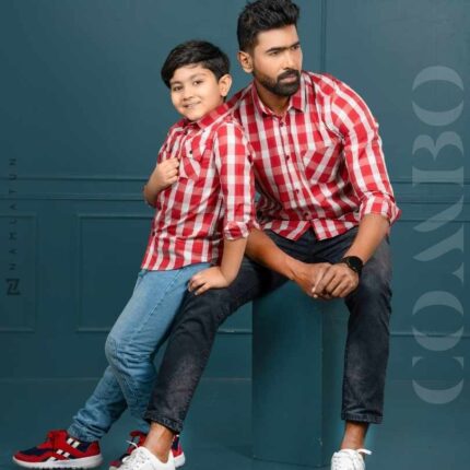 New Fashionable Combo Check Shirt