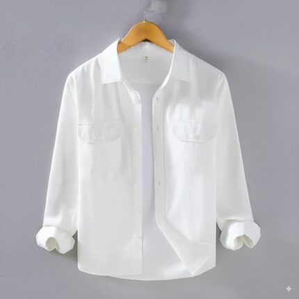 Oxford Cotton Double Pocket Shirt
