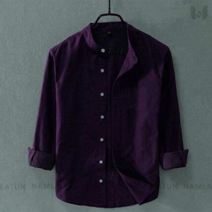 ben collar solid shirt