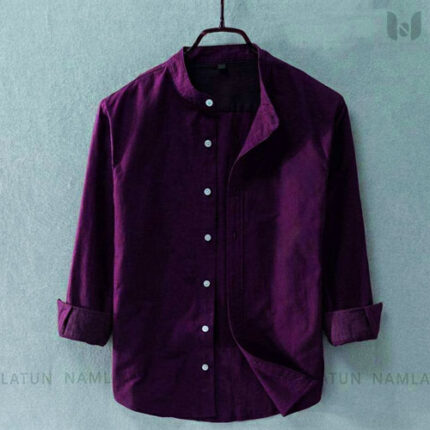 ben collar solid shirt