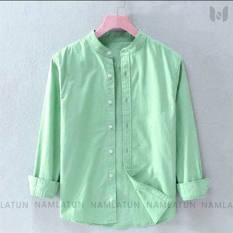 ben collar solid shirt
