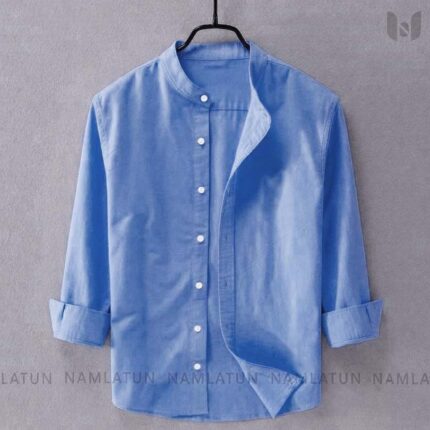 ben collar solid shirt