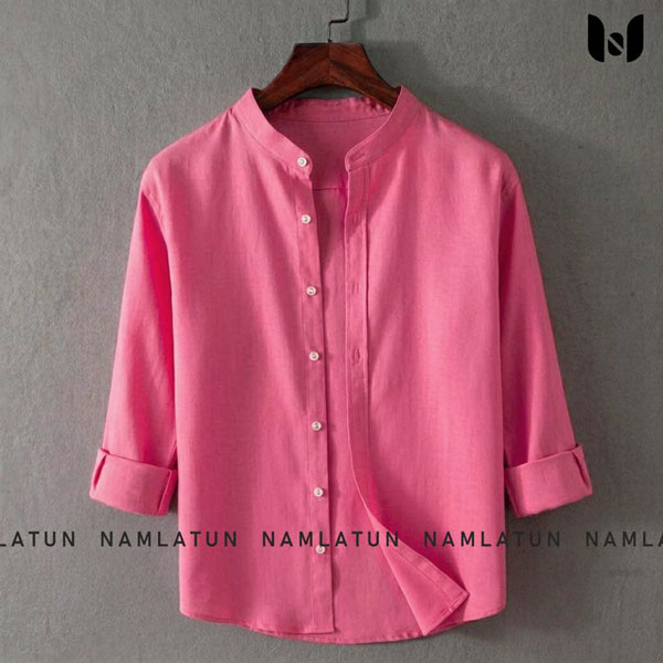 ben collar solid shirt
