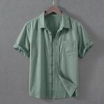 mint half sleeve shirt
