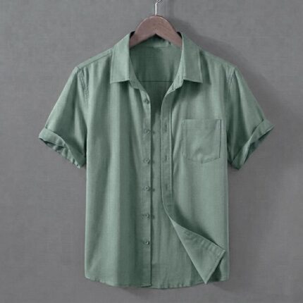 mint half sleeve shirt