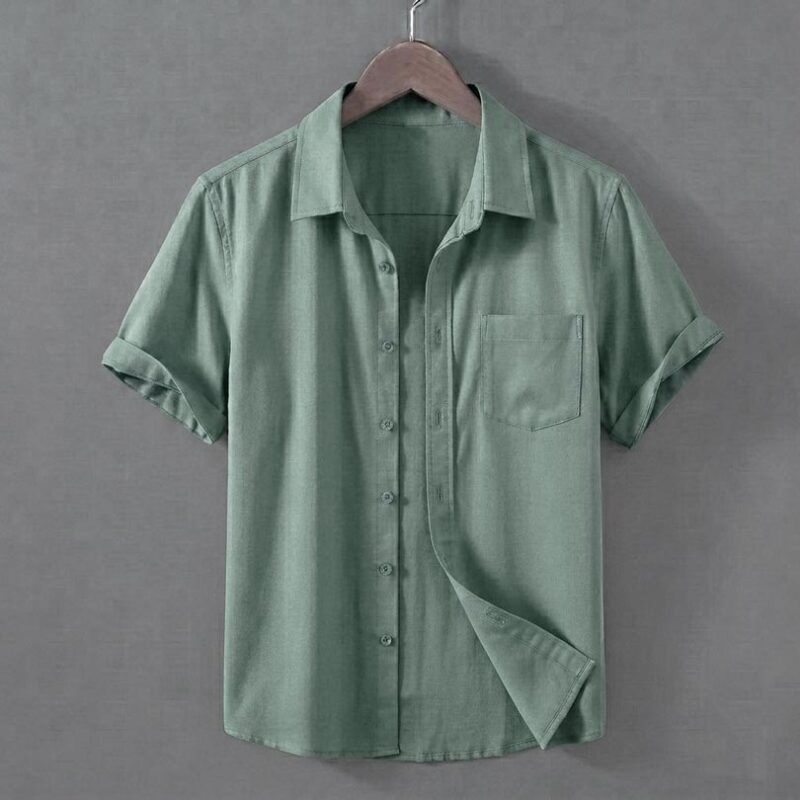 mint half sleeve shirt
