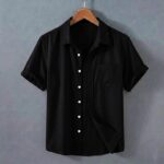 black half sleeve shirt