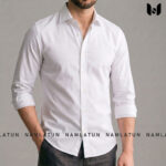 Oxford Cotton Solid Formal Shirt | White