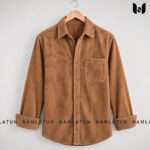 Exclusive Casual Corduroy Shirt | Camel Brown